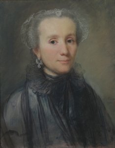 Porträt einer Frau aus dem polnischen Adel, 1776 von Louis Marteau