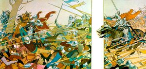 Illustration aus dem Buch La Vie de Jeanne d