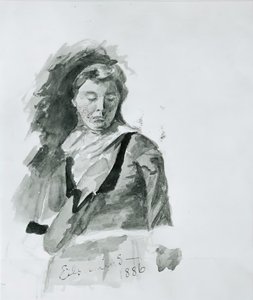 Frauenfigur, 1886 von Louis Michel Eilshemius