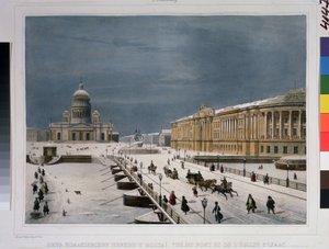 Die Isaakskathedrale und der Senatsplatz in St. Petersburg