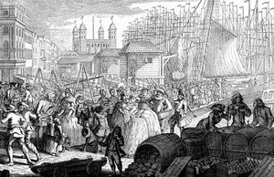 Die Importe Großbritanniens aus Frankreich..., 1757