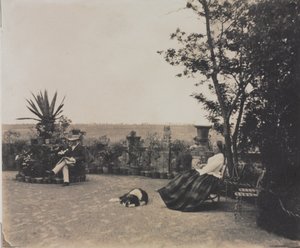 Ohne Titel (Mann und Frau entspannen), ca. 1854
