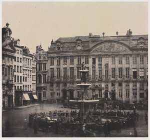 Unbetitelte Konstruktion des Gedenkbrunnens, Juli 1856