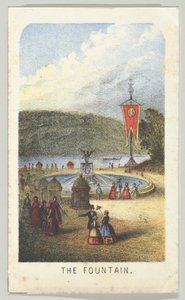 Der Brunnen, aus der Serie Ansichten im Central Park, New York, Teil 3, 1864