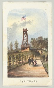 Der Turm, aus der Serie Ansichten im Central Park, New York, Teil 2, 1864