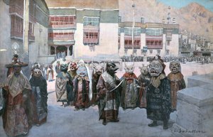 Frühlingsfest im Himis-Kloster, Tibet
