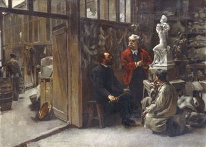 Das Atelier des Bildhauers Albert-Ernest Carrier-Belleuse