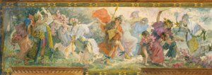 (Bacchanalisches Fest, Pan und Prozession) von Louis Schaettle