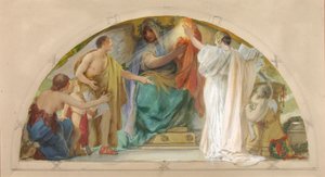 Fester Glaube - Wahrheit, Kühnheit, Selbstvertrauen (Studie für Über-Tür, Altes Senatsgebäude)