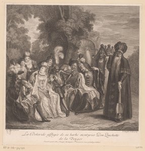 Doloride bittet Don Quichotte um Rache von Louis Surugue