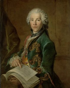 Porträt von Arnoldus van Rijneveld von Louis Tocqué