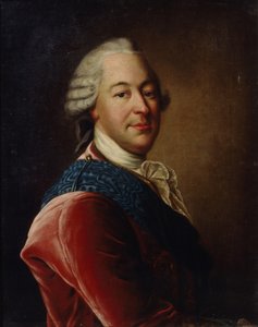 Porträt von Graf Michail Illarionowitsch Woronzow, Mitte des 18. Jahrhunderts von Louis Tocqué