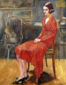 Fräulein Suzanne, sitzend