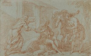 Sokrates nimmt den Giftbecher von Louis de Boullogne the Younger