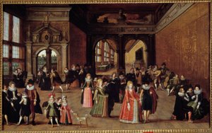 Ball am Hof von Heinrich IV.