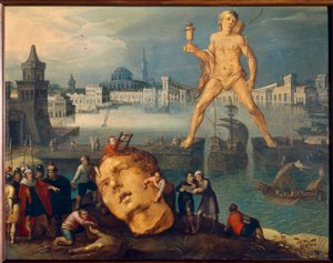 Die sieben Weltwunder: Der Koloss von Rhodos von Louis de Caulery