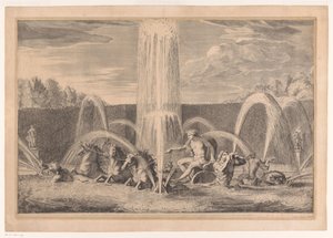 Apolloteich im Garten von Versailles von Louis de Châtillon