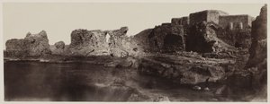 Kaalat el Athlit, Syrien, Blick von der Seeseite, 1859