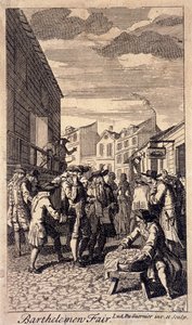 Bartholomew-Messe, London, ca. 1715