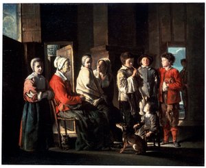 Der Besuch bei der Großmutter, 1645