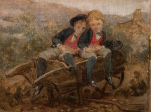 Skizze der Ehrenwerten Dudley und Archie Hamilton Gordon, 1890