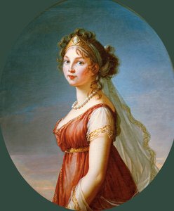 Porträt von Königin Luise von Preußen 1776-1810, 1802 von Elisabeth Louise Vigee Lebrun