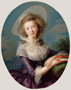 Porträt der Vicomtesse de Vaudreuil