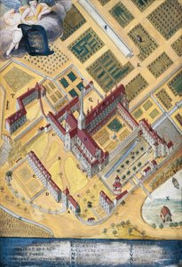 Abtei Port-Royal-des-Champs, Gesamtansicht von Louise Magdeleine Hortemels