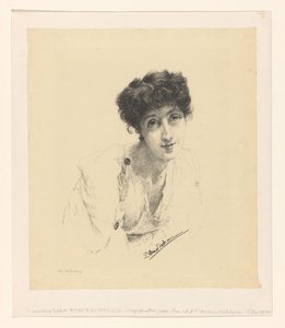 Porträt von Laura Theresa Alma-Tadema