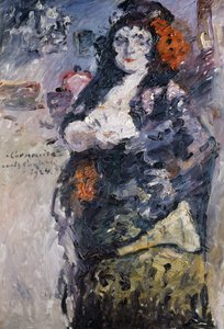 Carmencita, Porträt von Charlotte Berend-Corinth im spanischen Kleid