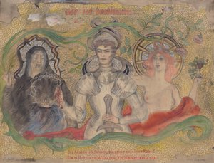 Allegorie zu einem Gedicht von Lovis Corinth