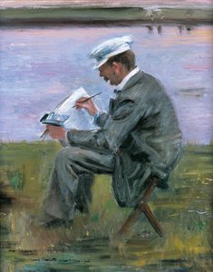Der Maler Leistikow von Lovis Corinth