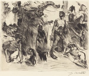 Die Versuchung des heiligen Antonius, 1919 von Lovis Corinth