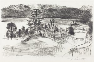 Große Walchenseelandschaft, 1923