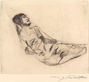 In der Hängematte II, 1920 von Lovis Corinth