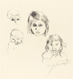 Kinderköpfe, 1914 von Lovis Corinth