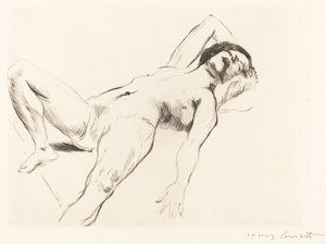 Liegender weiblicher Akt I, 1912