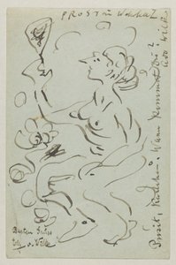 Lovis Corinth an Carl Strathmann: Postkarte, Poststempel 25. März 1906