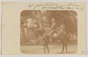 Lovis Corinth an Carl Strathmann: Postkarte, Poststempel 5. September 1910