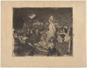 Marie Antoinette auf dem Weg zum Schafott von Lovis Corinth