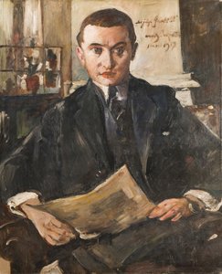 Porträt von Wolfgang Gurlitt, 1917 von Lovis Corinth