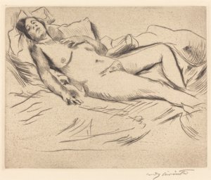 Schlafende von Lovis Corinth