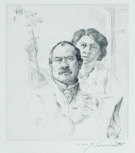 Selbstporträt mit Ehefrau von Lovis Corinth