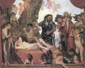 Das homerische Gelächter von Lovis Corinth