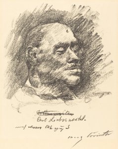 Totenmaske Liebknechts, 1920 von Lovis Corinth