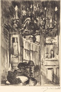 Unter dem Kronleuchter, 1916 von Lovis Corinth