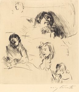 Verschiedene Bildnisstudien, 1920