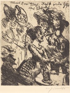 Was der Blitz! Das ist ja die Gustel von Blasewitz, 1923 von Lovis Corinth
