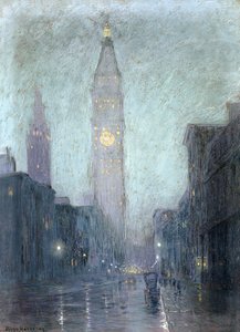 Madison Avenue in der Dämmerung von Lowell Birge Harrison