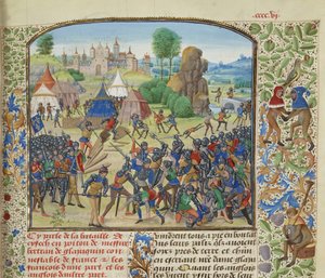 Die Schlacht von Chiset am 21. März 1373, ca. 1470-1475